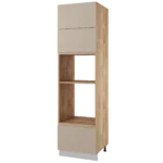 Долен шкаф колона за фурна и микровълнова с чупещи врати 600