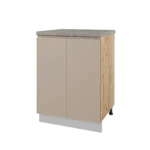 Долен шкаф с две врати и рафт 650