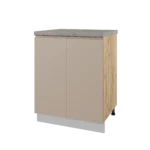 Долен шкаф с две врати и рафт 700