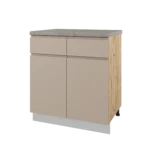 Долен шкаф с две чекмеджета и две врати 800