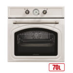 Мултифункционална фурна с 8 функции с ретро дизайн