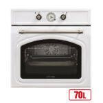 Мултифункционална фурна с 8 функции с ретро дизайн