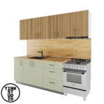 Кухня 2400 МДФ/ПДЧ с кант