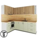 Кухня 3000 Ъглова МДФ/ПДЧ с кант